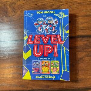 Level Up by Nicoll Tom Book Paperback 3-in 1 Kids Gaming Chapter Little Tiger